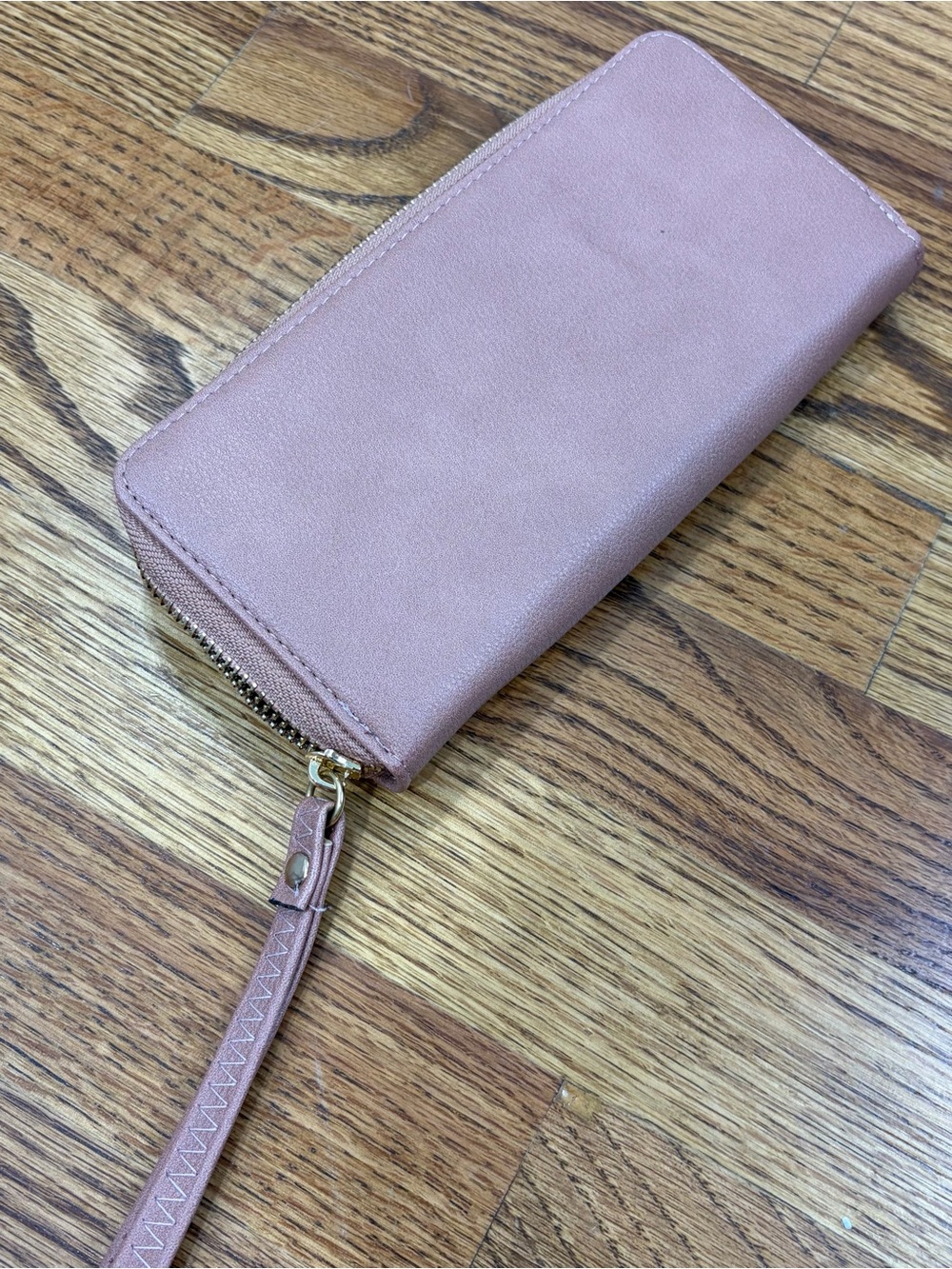 Wristlet Wallet in Dusty Rose